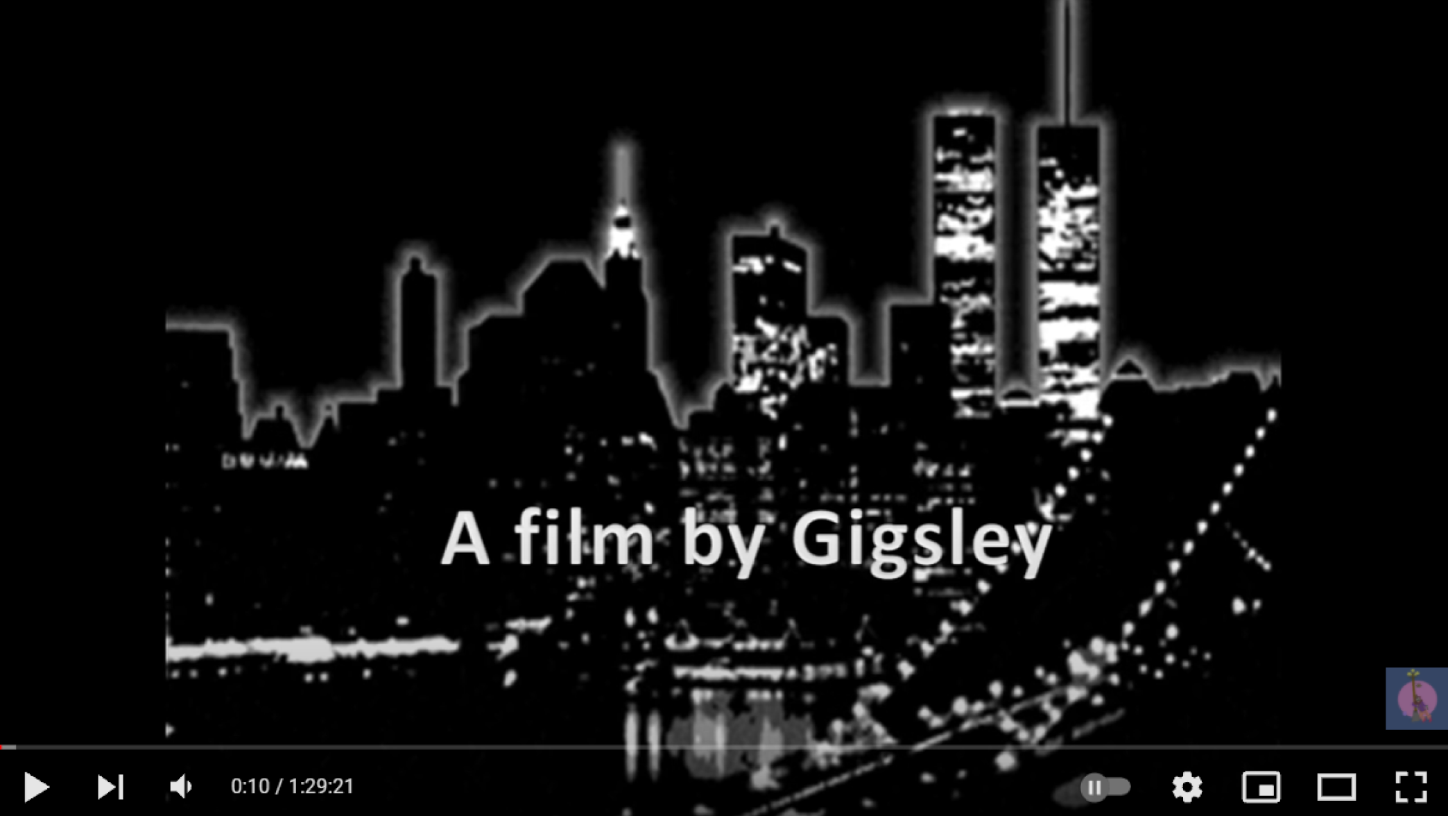 Screenshot of Gigsley's documentary