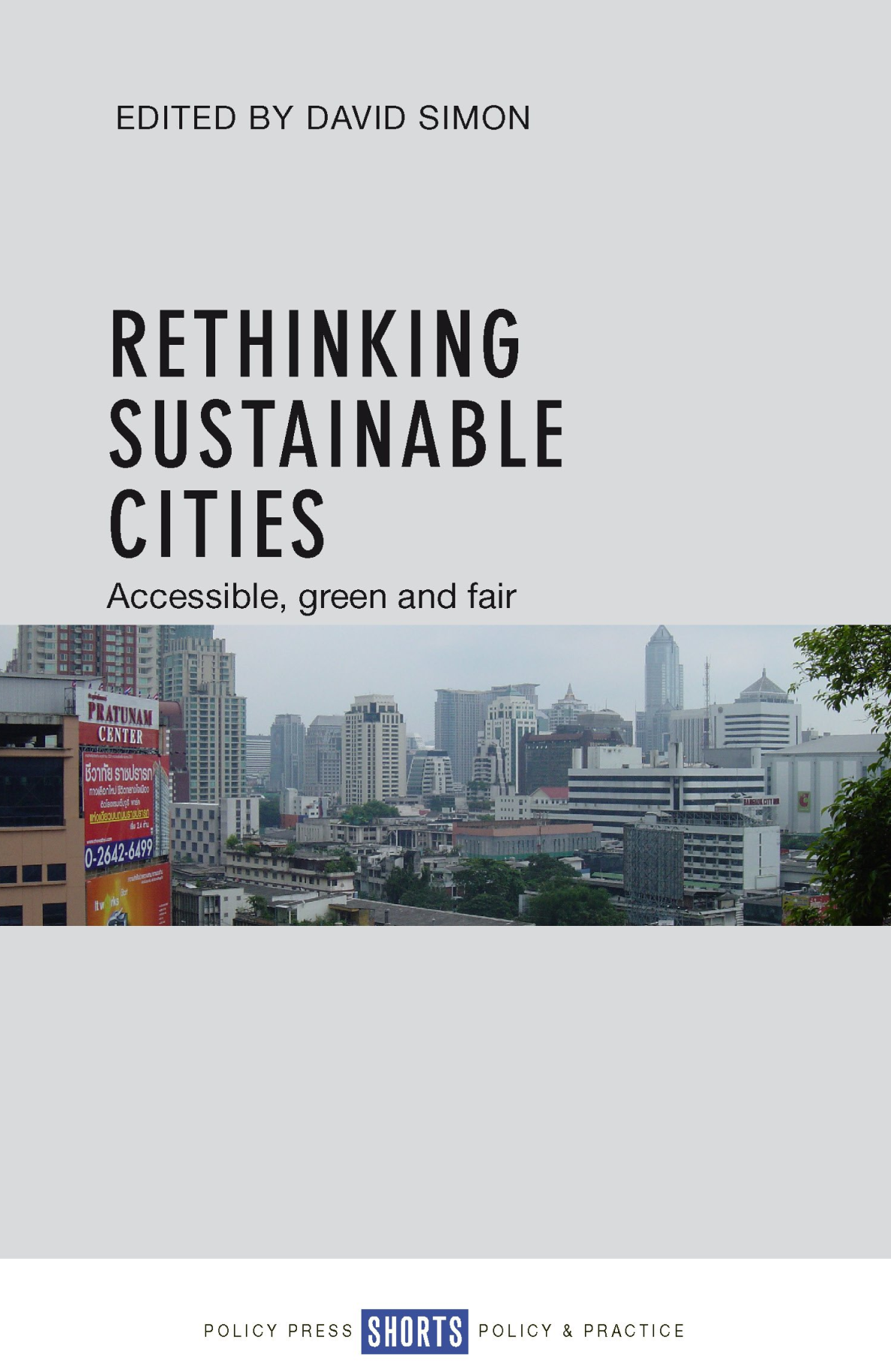 Book cover of Rethinking Sustainable Cities