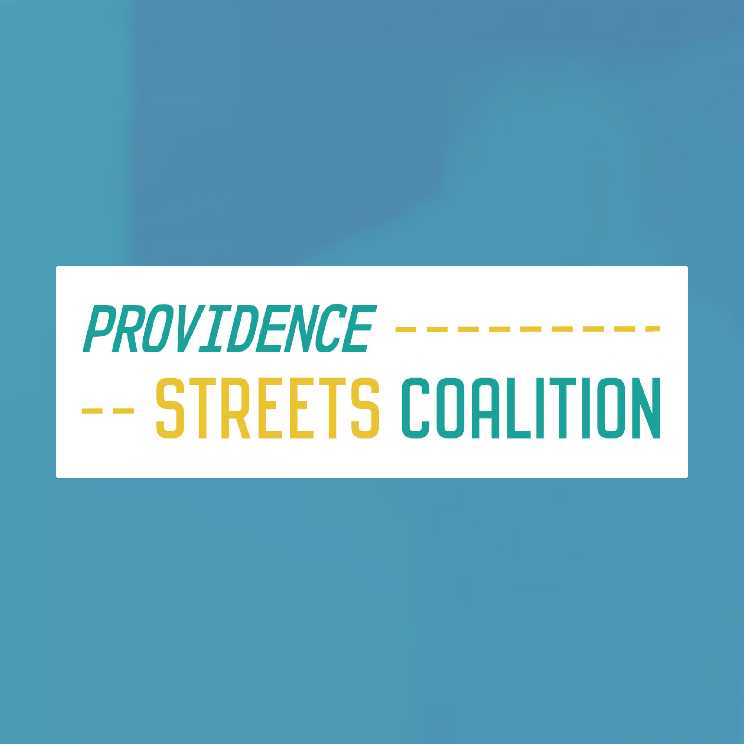 Book cover of Providence Streets Coalition against an abstract painted background
